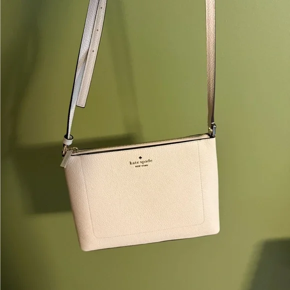 NWT Kate Spade Leila Medium Crossbody - Meringue - Picture 8 of 14